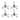Replacement Side Brushes Kit L900, L900W, L900X (8 pcs)